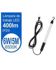 LAMPARA DE TRABAJO LED 6W 6500K 5M