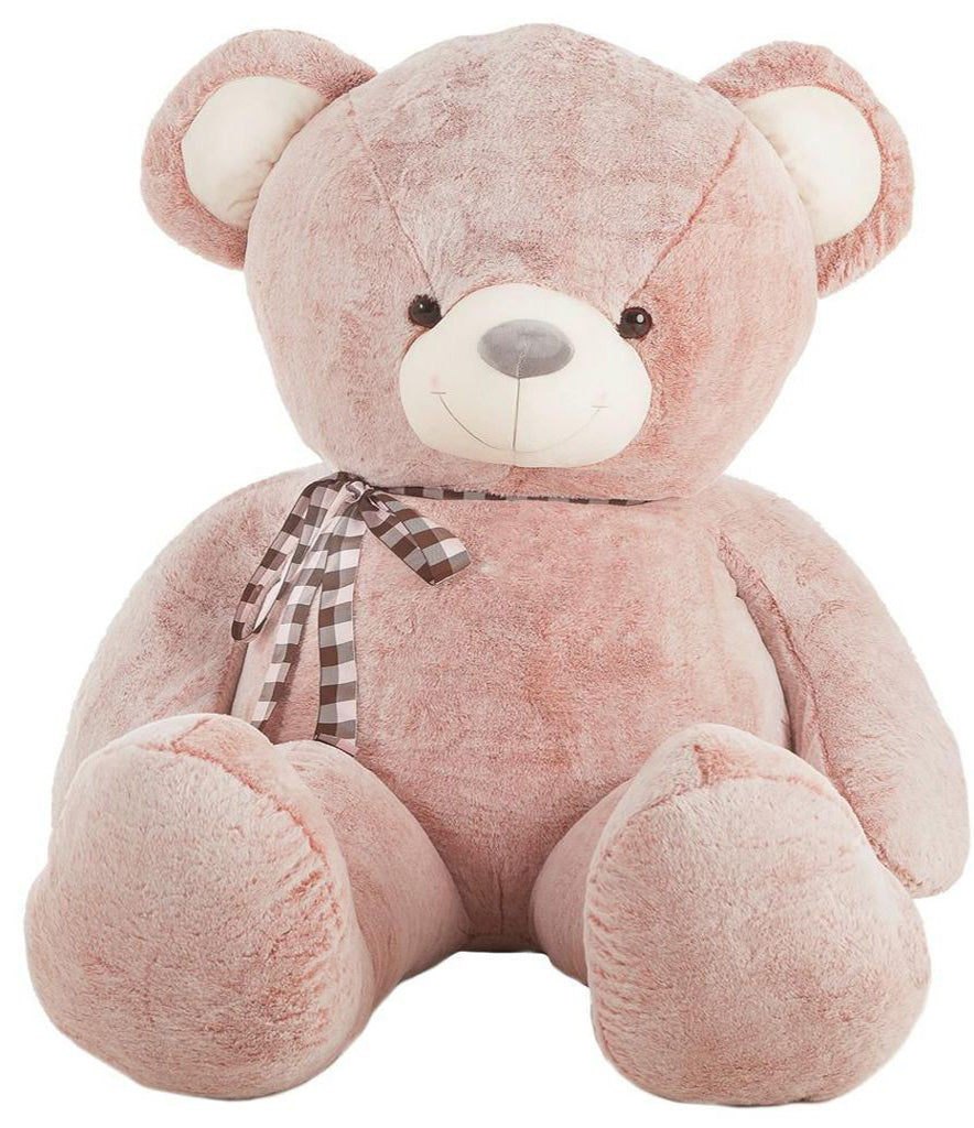 PELUCHE OSO SUEVE ROSA 115CM