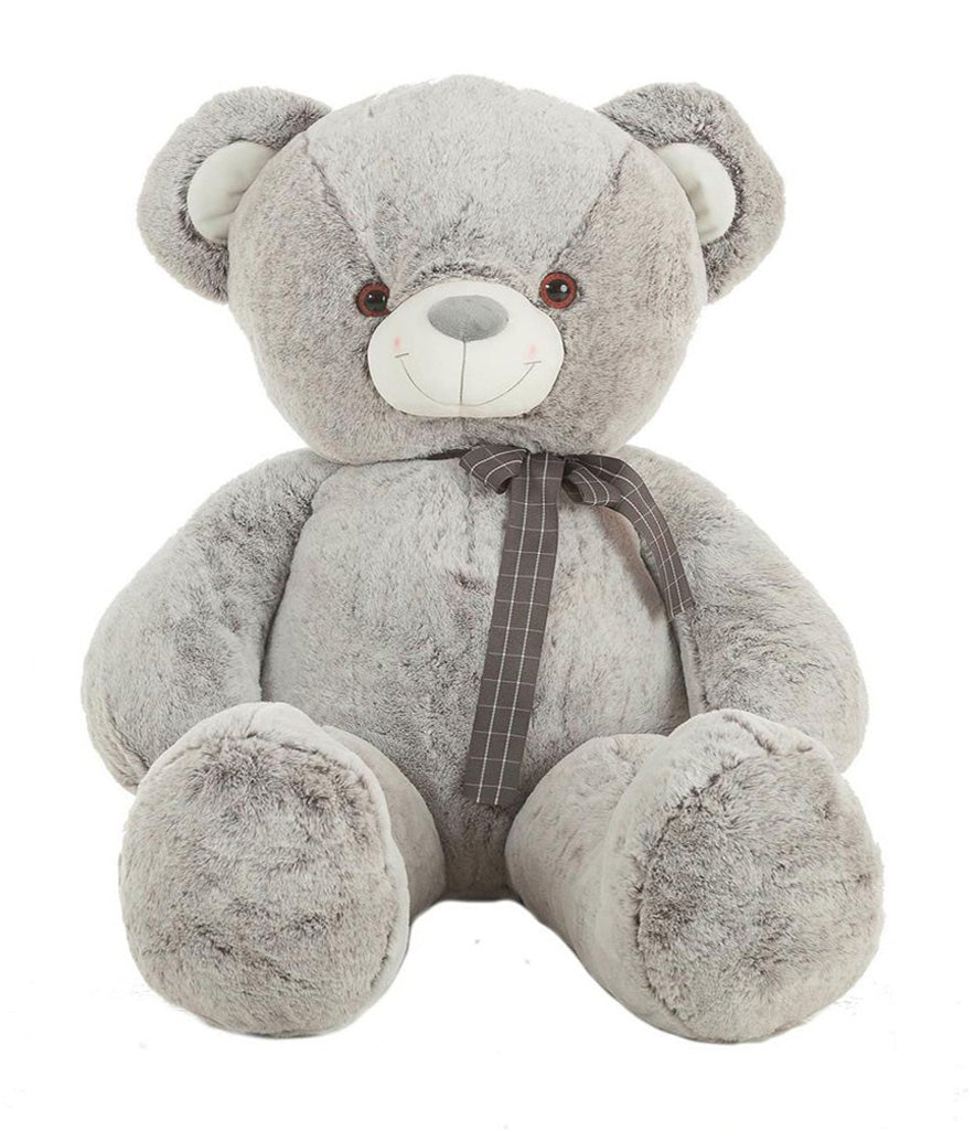 PELUCHE OSO SUAVE GRIS 90CM