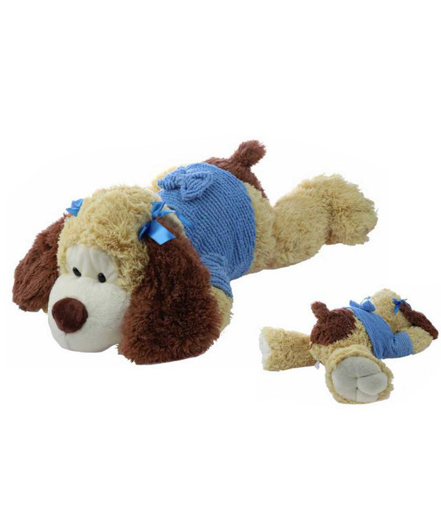 PELUCHE PERRO 50CM AZUL