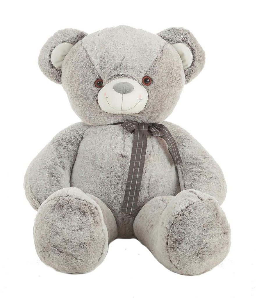 PELUCHE OSO SUAVE GRIS 75CM