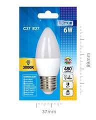 LED VELA C37 6W E27