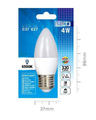 LED VELA C37 4W E27