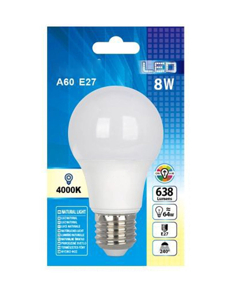 LED ESTANDAR A60 8W E27