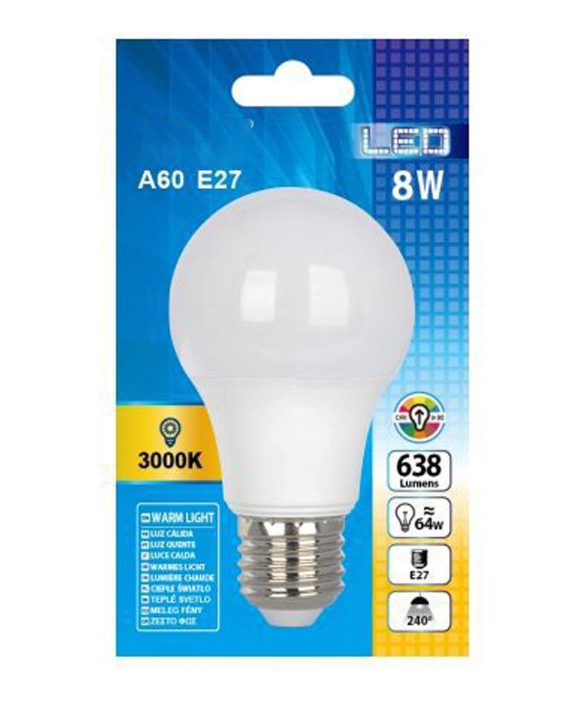 LED ESTANDAR A60 8W E27