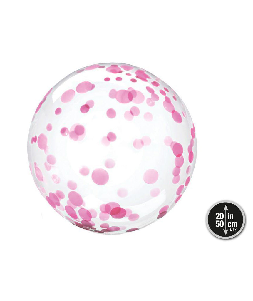 GLOBO BURBUJA 45CM 1PCS