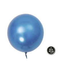 GLOBO BURBUJA METALIZADO 45CM 1PCS