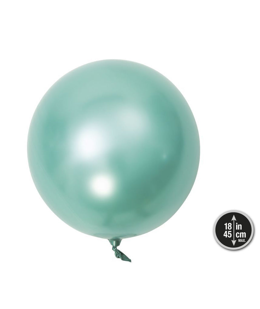 GLOBO BURBUJA METALIZADO 45CM 1PCS