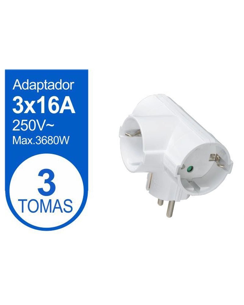 ADAPTADOR MULTIVIA 3 TOMAS - Vencashop