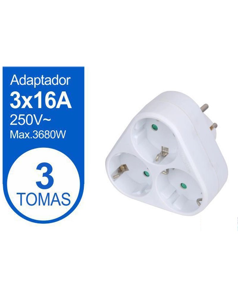 ADAPTADOR MULTIVIA 3 TOMAS - Vencashop