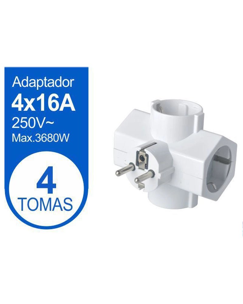 ADAPTADOR MULTIVIA 3 TOMAS - Vencashop