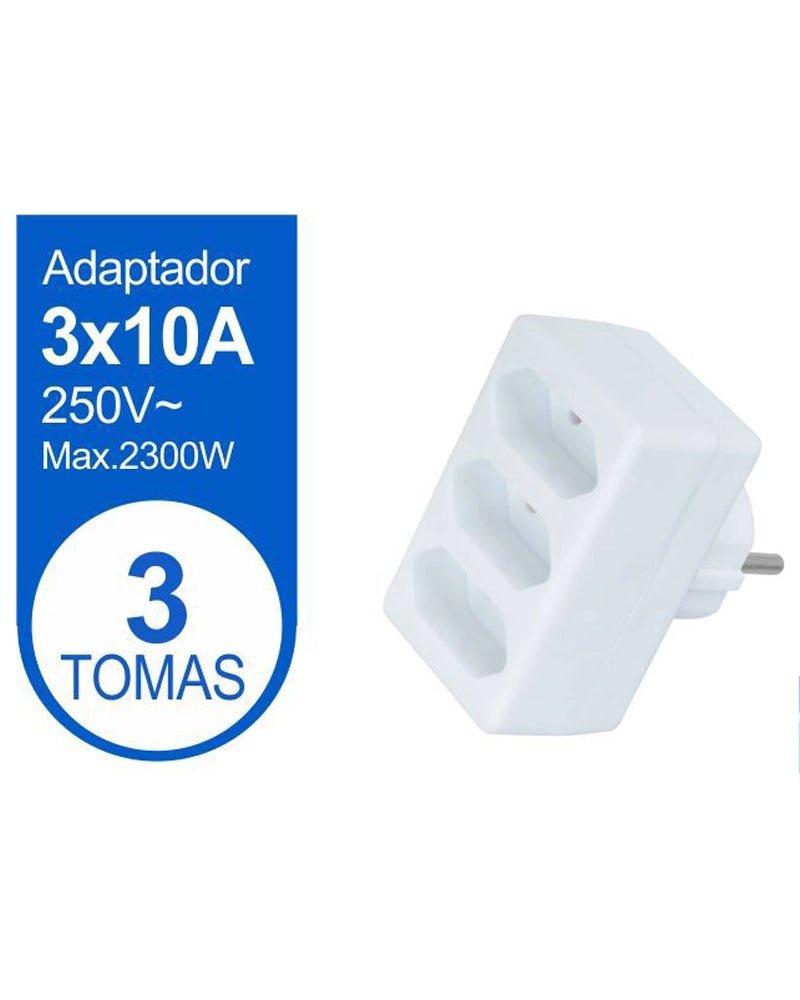 ADAPTADOR MULTIVIA 3 TOMAS - Vencashop