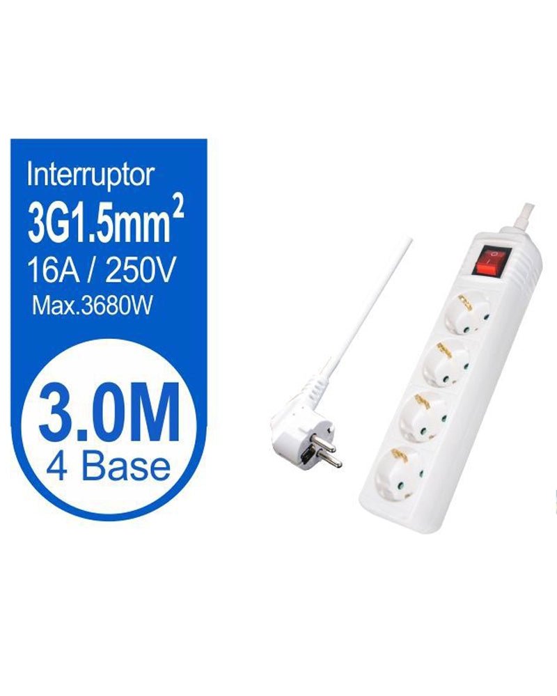 BASE MULTIPLE 4 TOMAS CON INT 3M - Vencashop