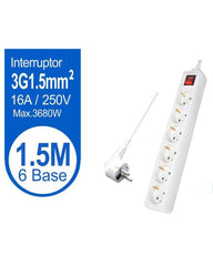 BASE MULTIPLE 6 TOMAS CON INT 1.5M - Vencashop