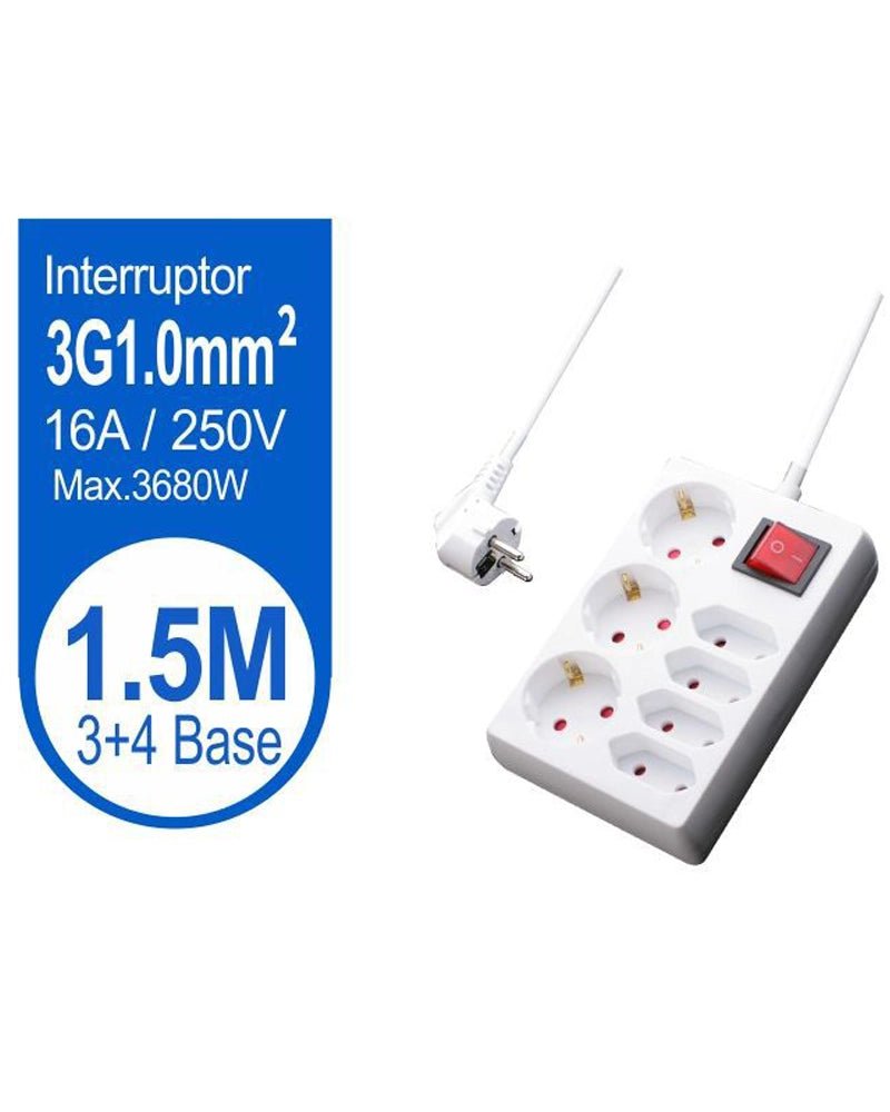 BASE MULTIPLE RECTANG 3+4 TOMAS CON INT 1.5M - BlissMarket