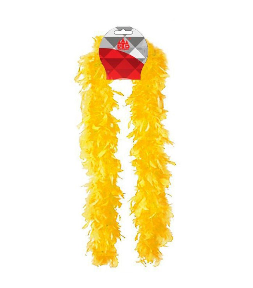 BOA DE PLUMAS AMARILLO - BlissMarket