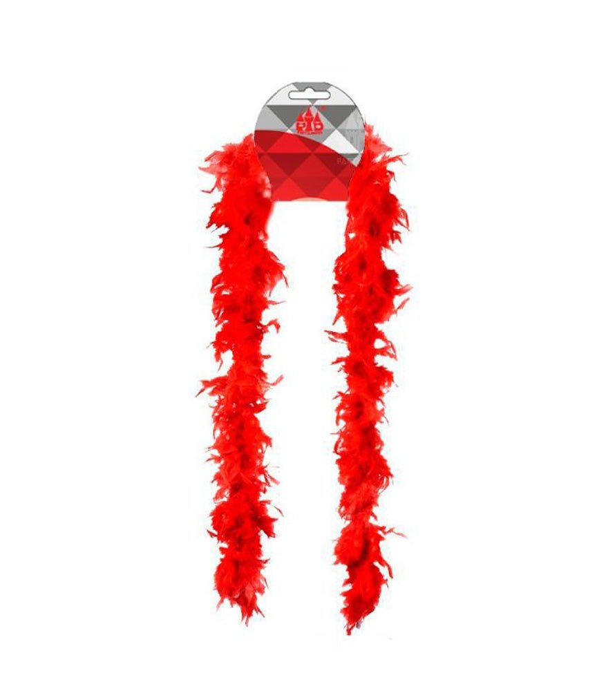 BOA DE PLUMAS ROJO - BlissMarket