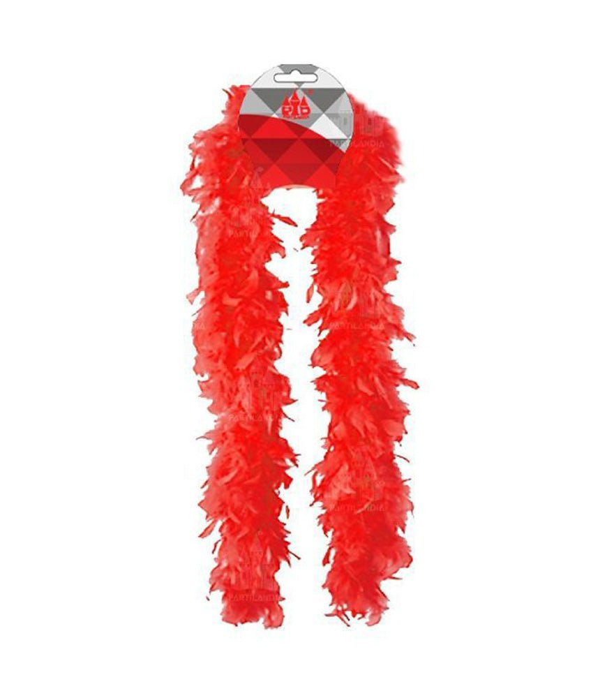 BOA DE PLUMAS ROJO - BlissMarket