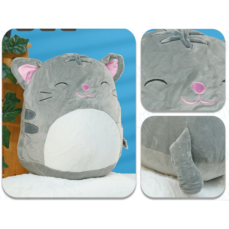 COGIN PELUCHE GATO GRIS 45CM - BlissMarket