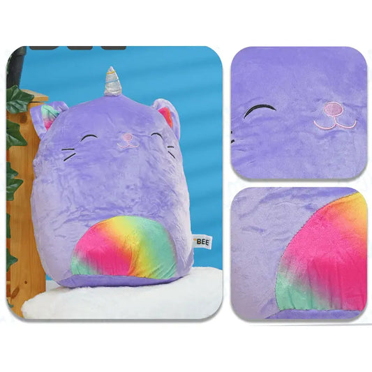 COGIN PELUCHE GATO LILA 45CM - BlissMarket