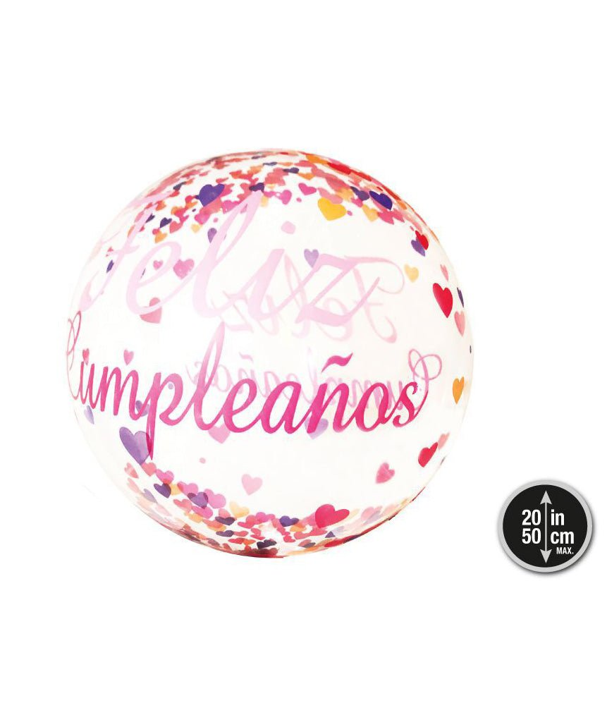 GLOBO BURBUJA 45CM 1PCS - BlissMarket