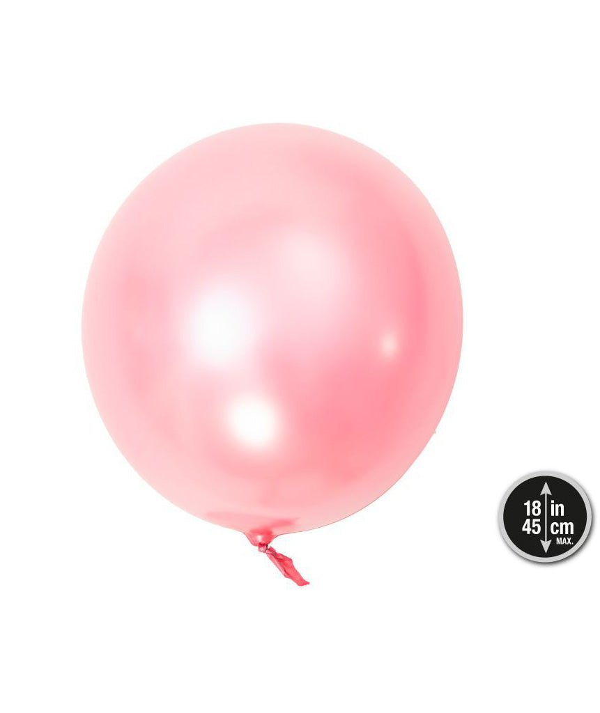 GLOBO BURBUJA METALIZADO 45CM 1PCS - BlissMarket