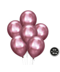 GLOBOS METALIZADO 30CM 6PCS - BlissMarket