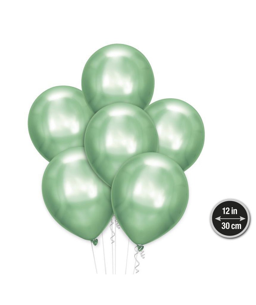 GLOBOS METALIZADO 30CM 6PCS - BlissMarket