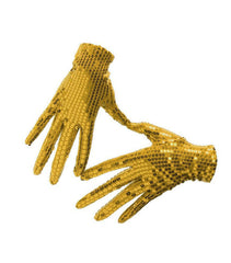 GUANTES LENTEJUELAS ORO - BlissMarket