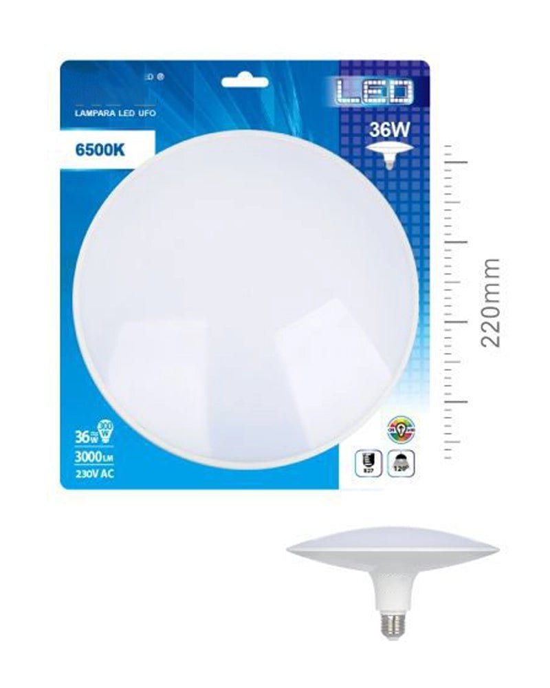 LED UFO 36W E27 LUZ FRIA - BlissMarket